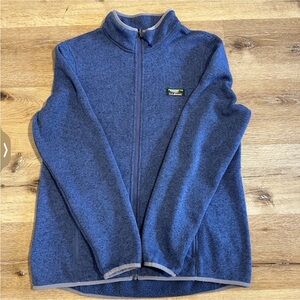 LL Bean sweater fleece jacket, full zip